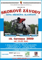 Skokové závody Slatiňany 18.7.2009 - plakát