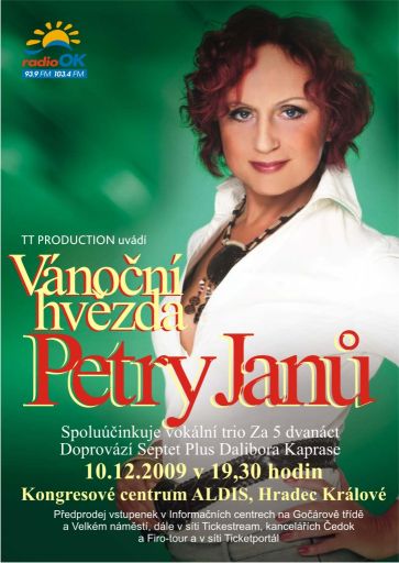 Vánoční hvězda Petry Janů