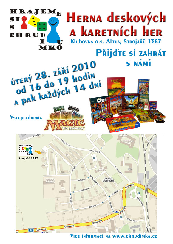 Otev&iacute;r&aacute;me již druhou hernu deskov&yacute;ch a karetn&iacute;ch her