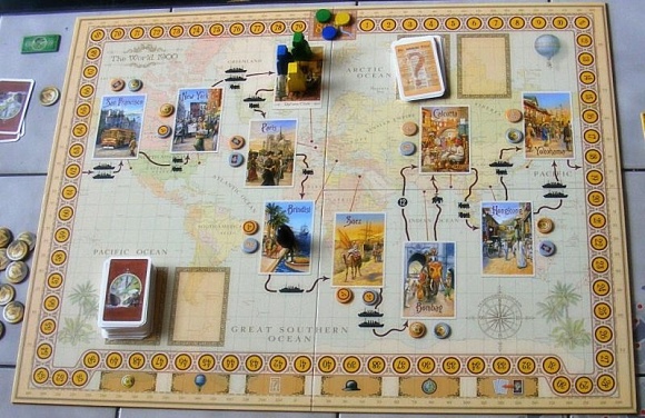 Desková hra - Cesta kolem světa za 80 dní