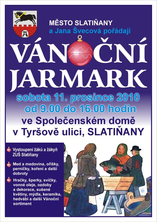 Vánoční jarmark ve Slatiňanech