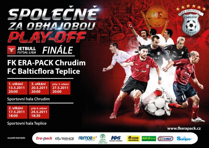 Stejně jako před rokem i letos se ve finále nejvyšší futsalové soutěže střetnou ERA-PACK Chrudim a Balticflora Teplice, dva celky, které jsou favority soutěže a mají ve svém kádru celou řadu zahraničních hráčů.