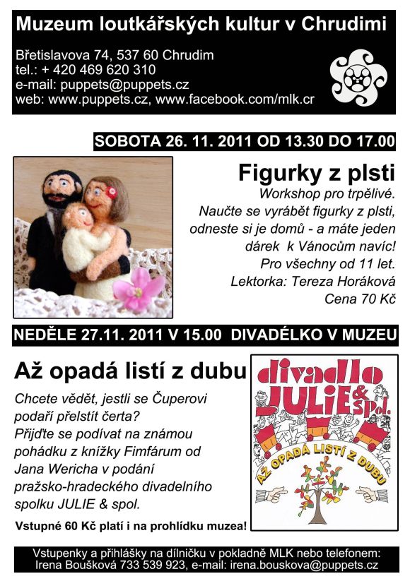 plakát - Muzeum loutkářských kultur v Chrudim
