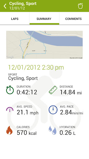 Endomondo sports tracker