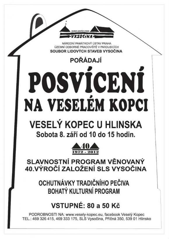 Posv&iacute;cen&iacute; na Vesel&eacute;m Kopci - Plak&aacute;t