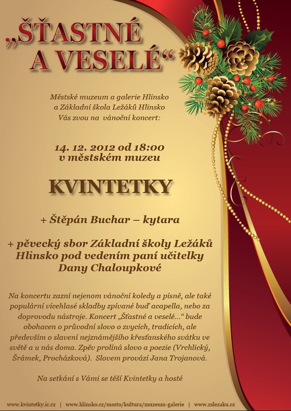 Kvintetky přejí Šťastné a veselé