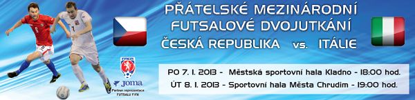 Futsalová nadílka - v lednu proti Itálii Futsalová nadílka - v lednu proti Itálii