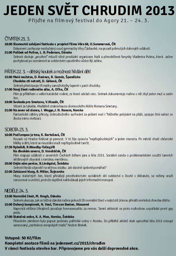 Jeden svět -program Jeden svět -program