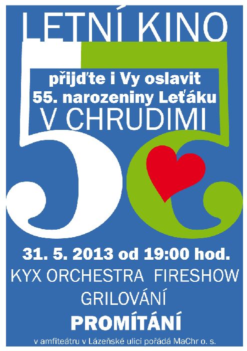 55. narozeniny Leťáku v Chrudimi 55. narozeniny Leťáku v Chrudimi
