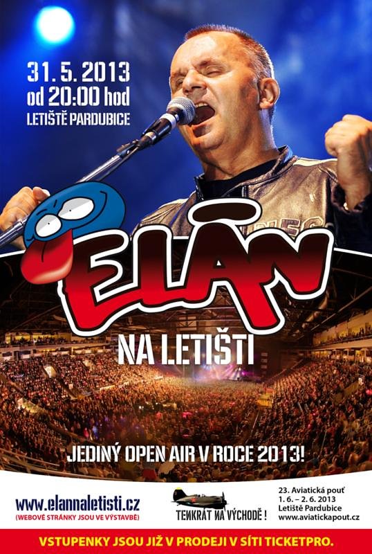 Aviatickou pouť v Pardubic&iacute;ch otevře koncert skupiny El&aacute;n