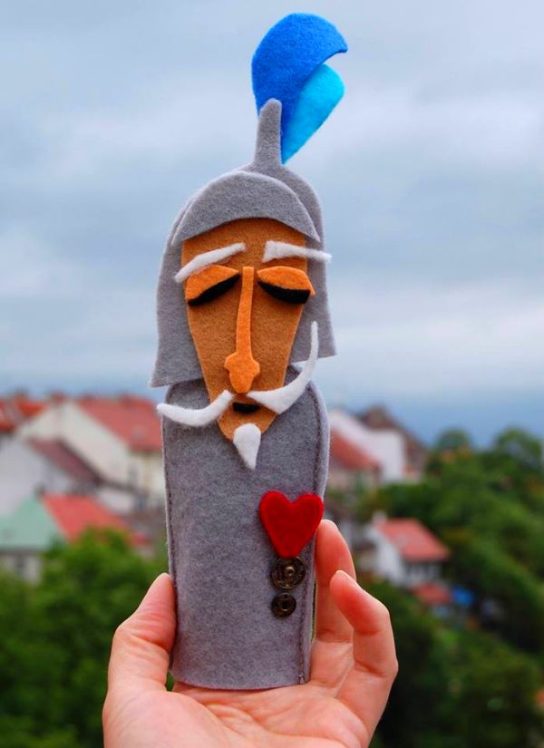 Prstov&eacute; loutky z plsti