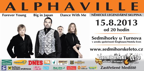 V r&aacute;mci festivalu Sedmihorsk&eacute; l&eacute;to vystoup&iacute; legend&aacute;rn&iacute; kapela Alphaville