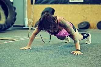 Momentka z crossfitu, foto: archiv Drahomíry Bačkorové