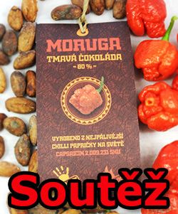 Soutěž o sakra p&aacute;livou čokol&aacute;du Moruga tmav&aacute; 80%