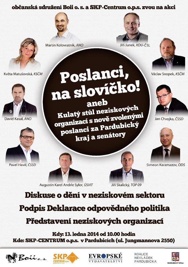 Poslanci, na slovíčko! Poslanci, na slovíčko!