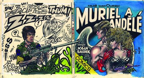 Slavn&yacute; Saudkův komiks Muriel a anděl&eacute; čekal na vyd&aacute;n&iacute; čtvrt stolet&iacute;
