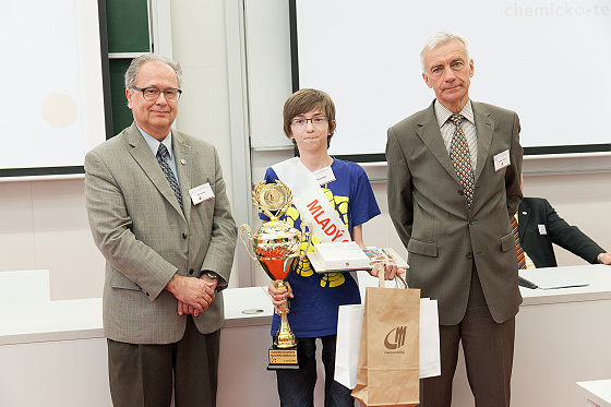 Vítěz soutěže o nejlepšího mladého chemika ČR