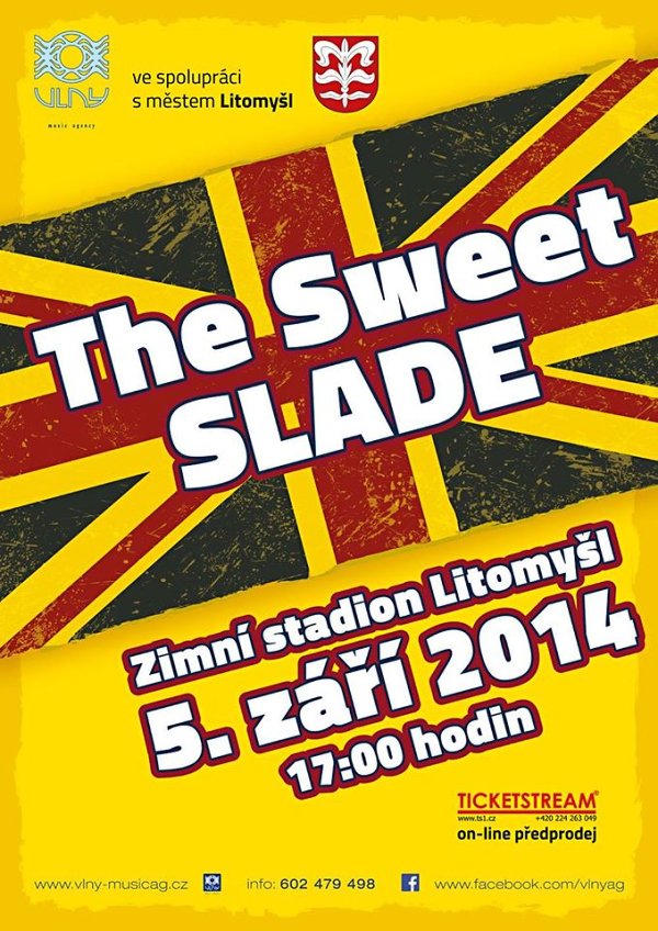 Do Litomyšle míří britští Slade a Sweet Do Litomyšle míří britští Slade a Sweet
