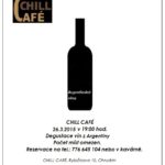 Kavárna Chill Café vás zve na degustaci vín z Argentiny