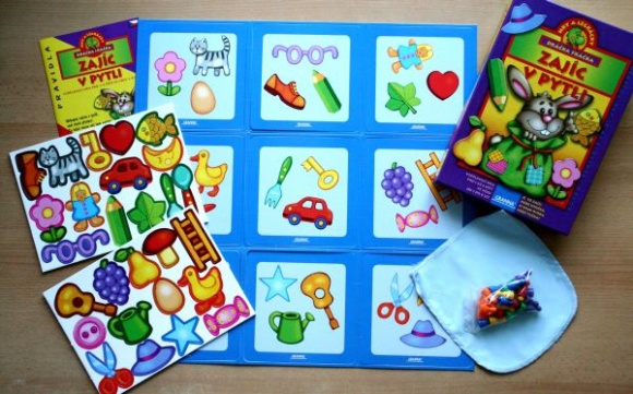 Zajíc v pytli - dětská hra společnosti Granna