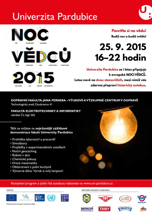 Noc vědců plakát Noc vědců plakát