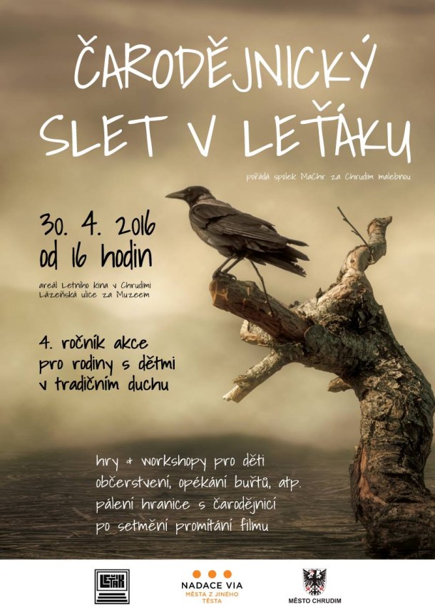 Čarodějnický slet v chrudimském Leťáku