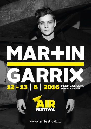 Air festival přiveze Martina Garrixe