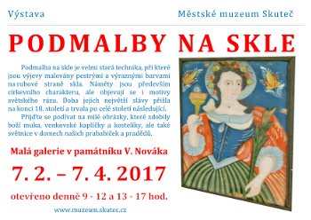 Pojďte na v&yacute;stavu Podmalby na skle