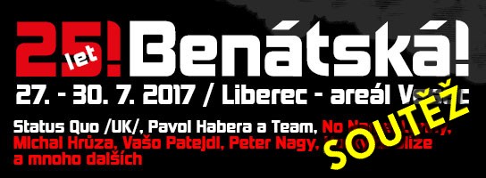 SOUTĚŽ o vstupenky na festival dobré nálady BENÁTSKÁ! SOUTĚŽ o vstupenky na festival dobré nálady BENÁTSKÁ!