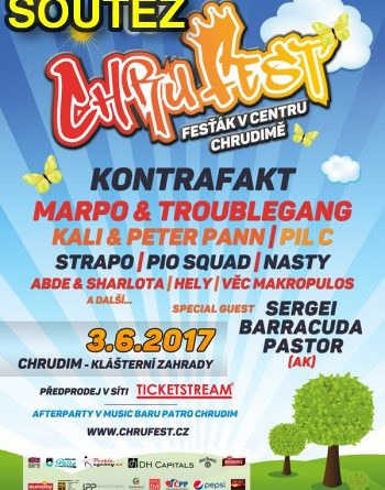SOUTĚŽ o vstupenky na ChruFest hip hop open air 2017