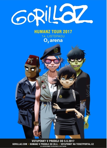 Gorillaz v Chicagu odstartovali Humanz Tour