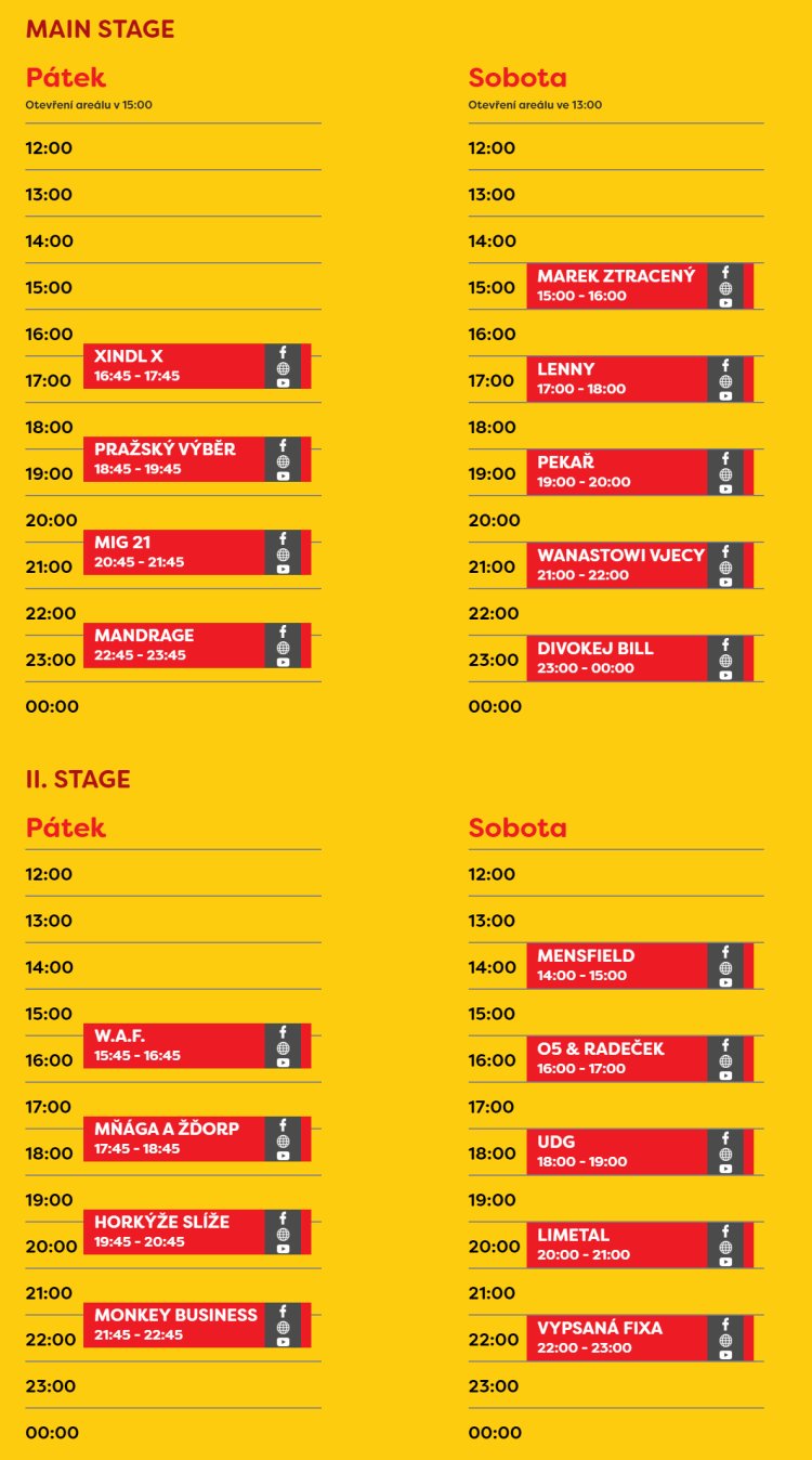 LétoFest Pardubice - program