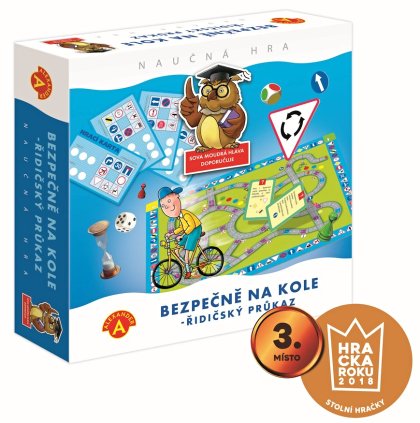 Bezpečně na kole - ŘIDIČSKÝ PRŮKAZ - krabice hry