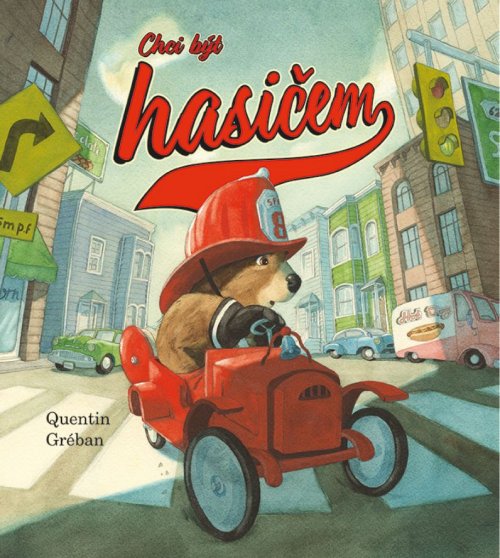 Chci být hasičem - obálka knihy