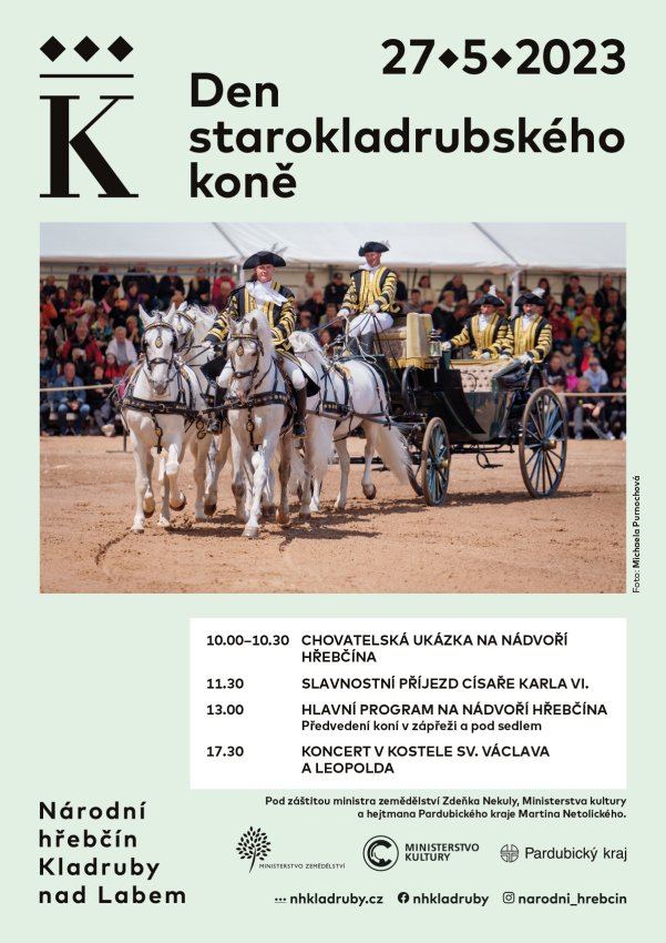 Den starokladrubského koně 2023 - plakát