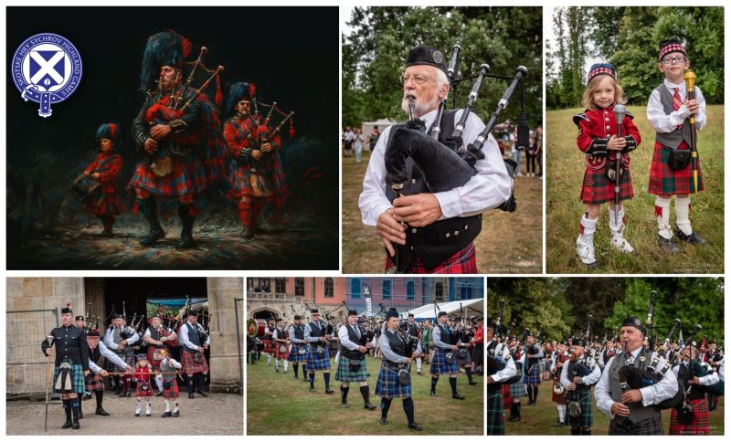 Skotské hry - dudáci