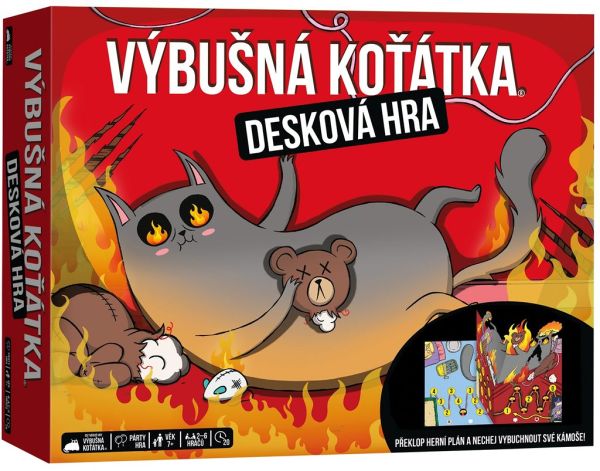 Výbušná koťátka - desková hra
