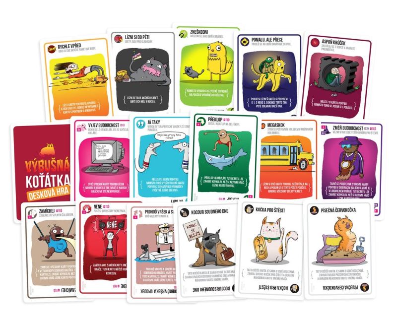 Výbušná koťátka - desková hra