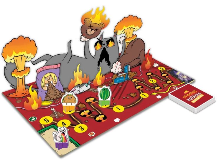 Výbušná koťátka - desková hra