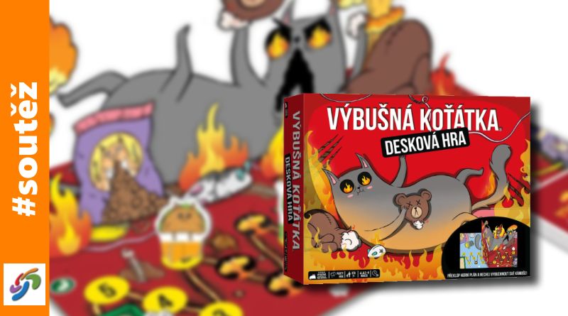 Výbušná koťátka - desková hra - soutěž