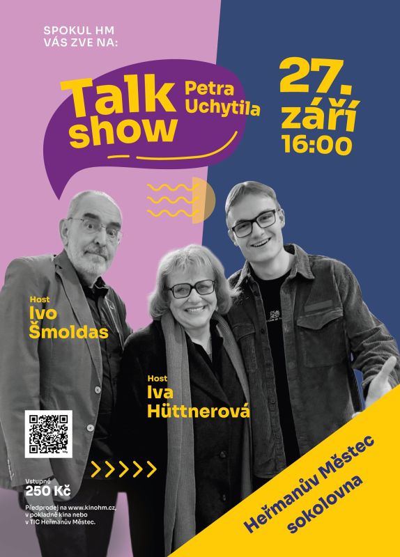 Talkshow Petra Uchytila - Iva Hüttnerová a Ivo Šmoldas 