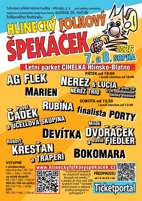 Hlinecký Folkový Špekáček - plakát