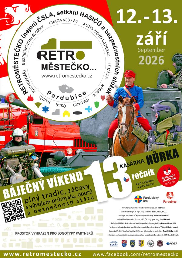 RetroMěstečko - plakát 2026